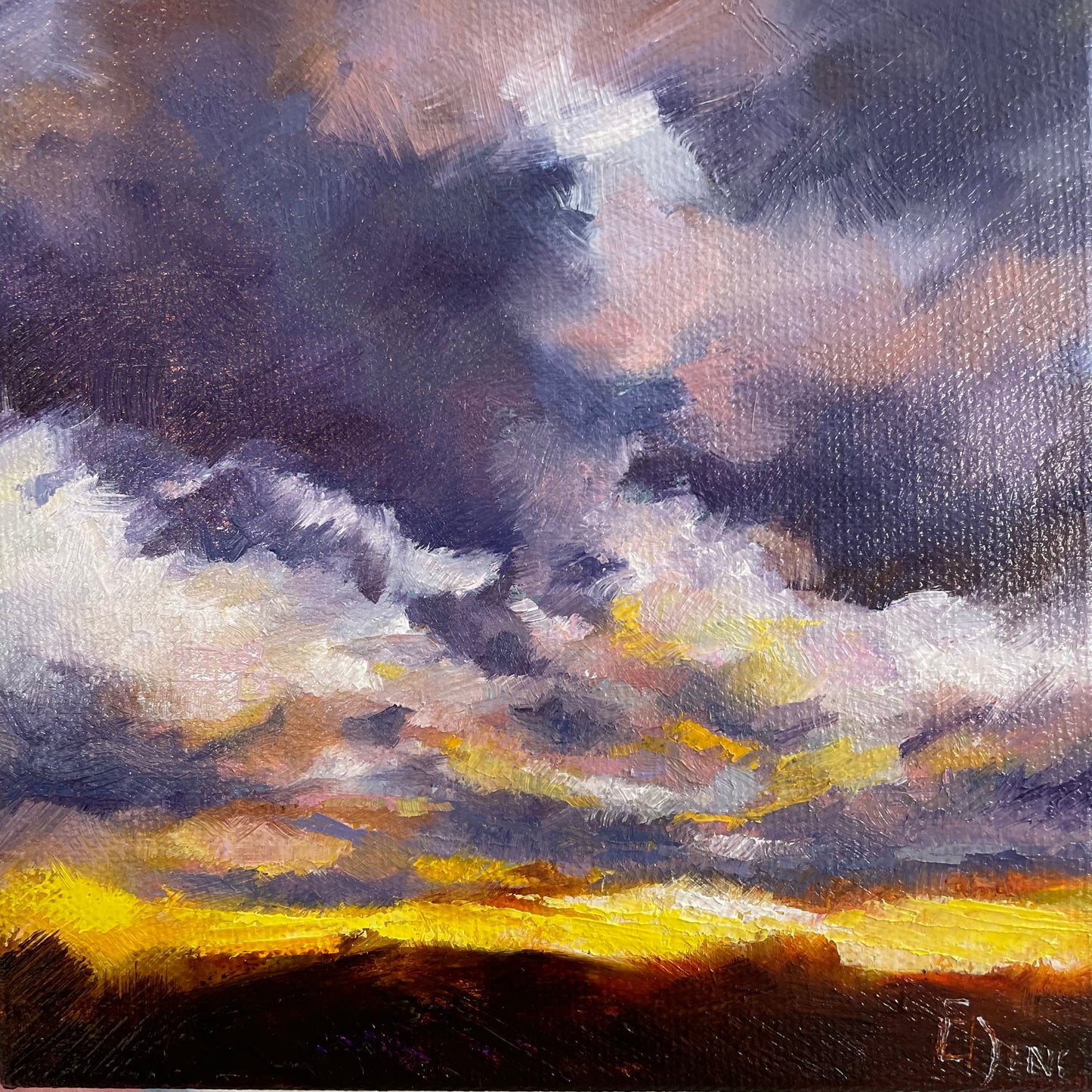 Skyscape no. 5 by Elena Dinissuk SOLD
