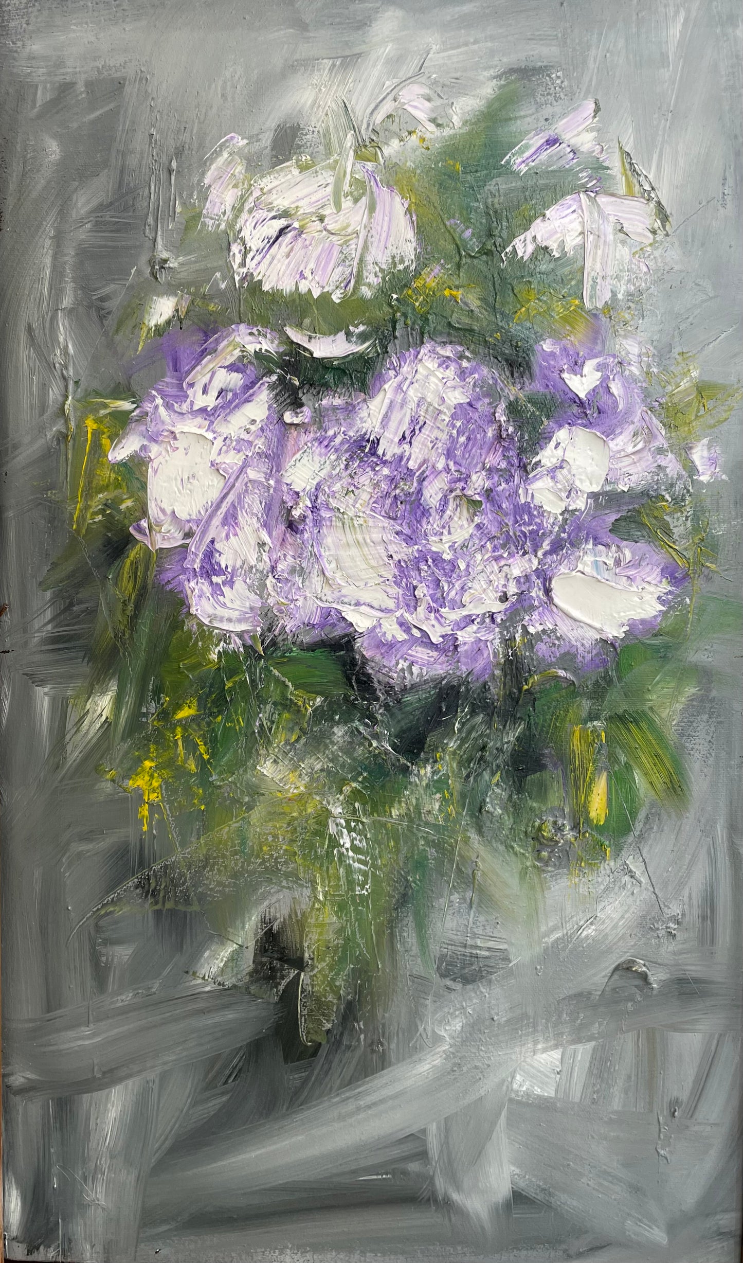 Fleurs violettes par Moses Salihou
