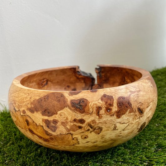 Maple Burl Hand Turned Bowl by Shawn Herman