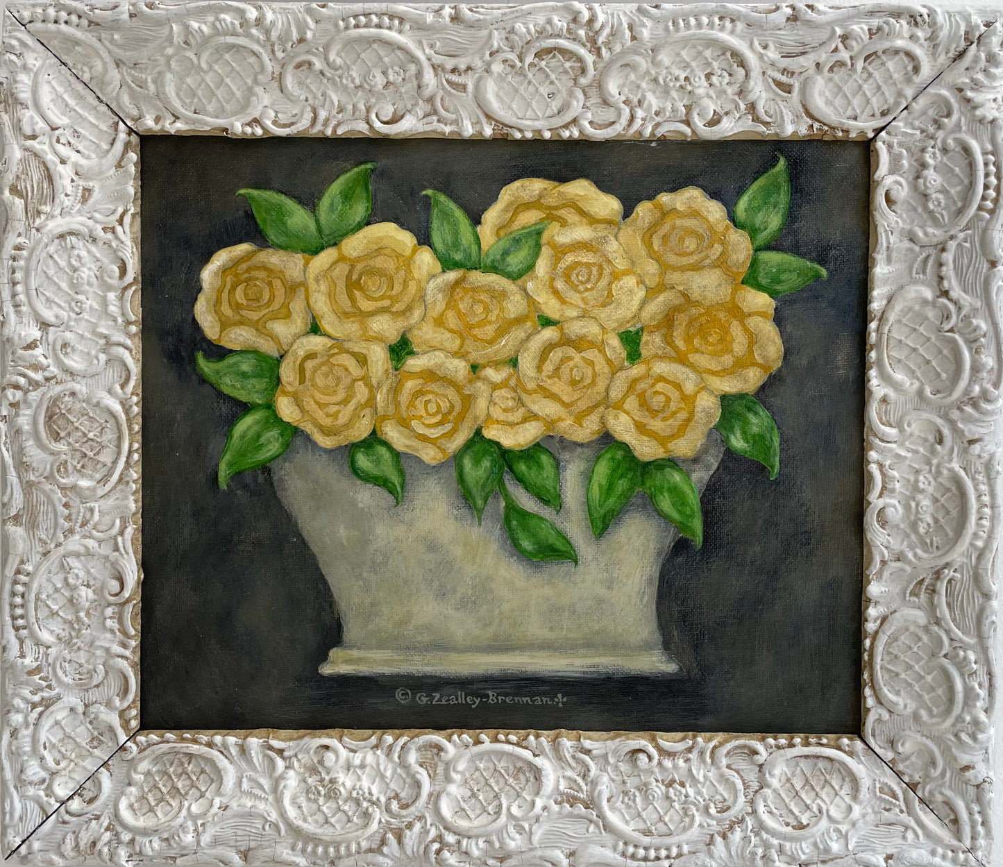 Flor amarilla de Gail Zealley-Brennan