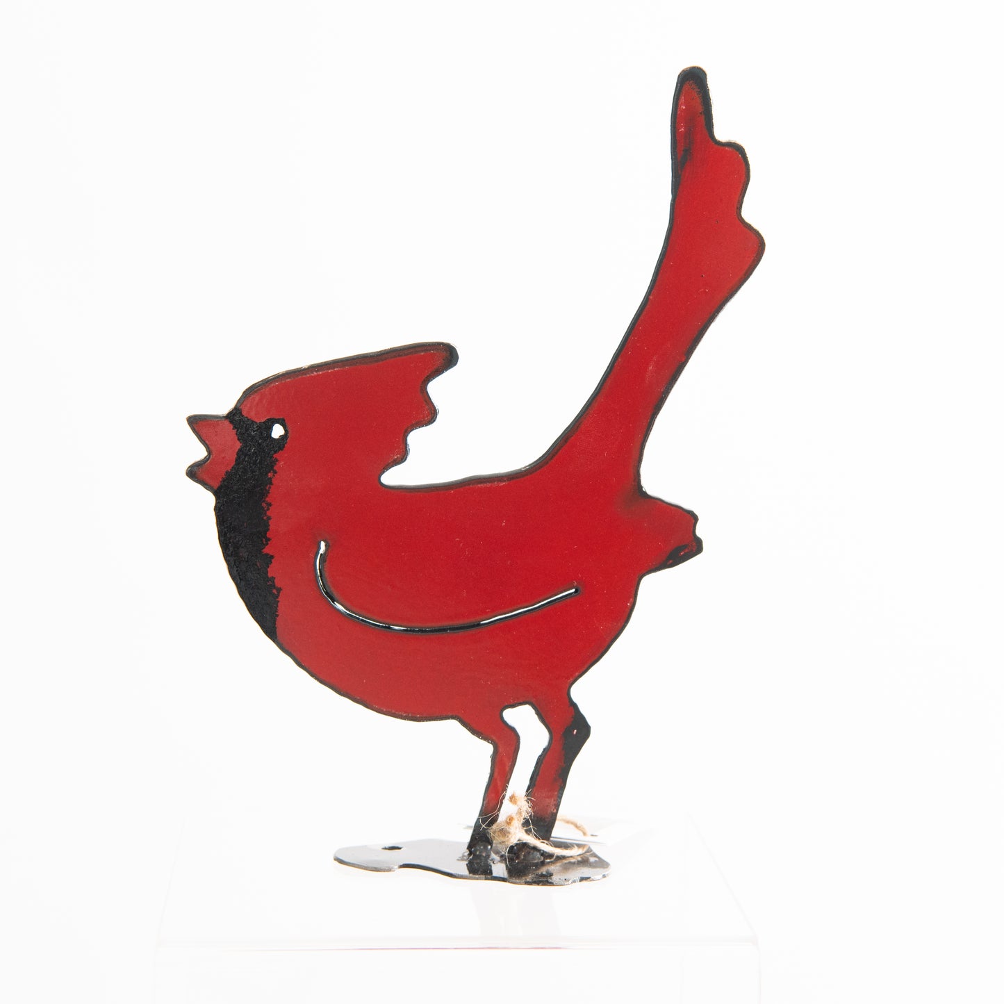 Cardinal Sculpture by Daniella Boerhof