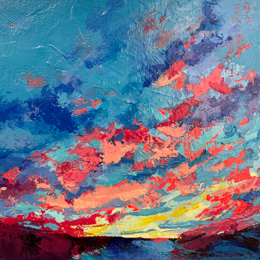 Skyscape no. 3 by by Elena Dinissuk - SOLD