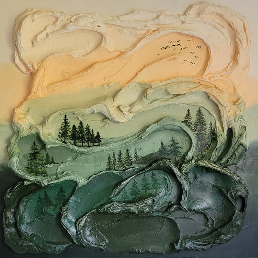 Lost In The Forest by Courtney Mixed Studio